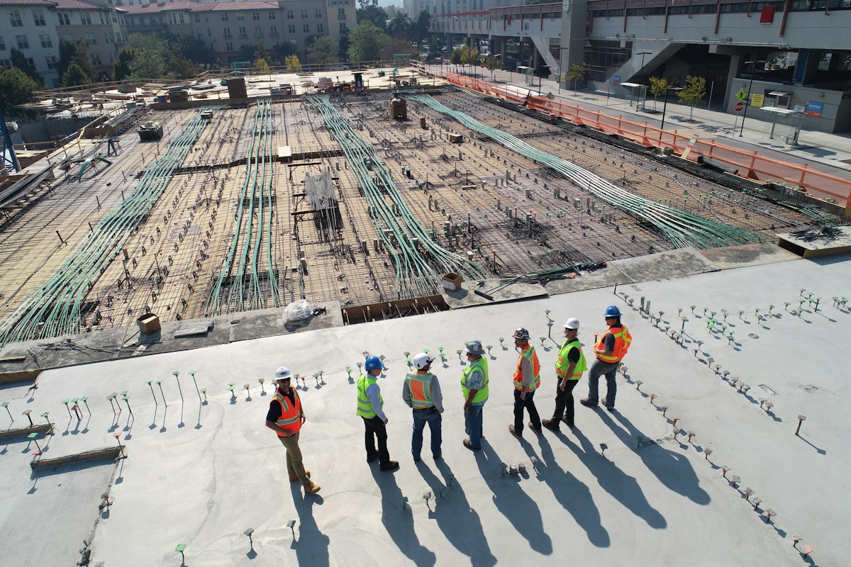 Building work and roof repair preparation